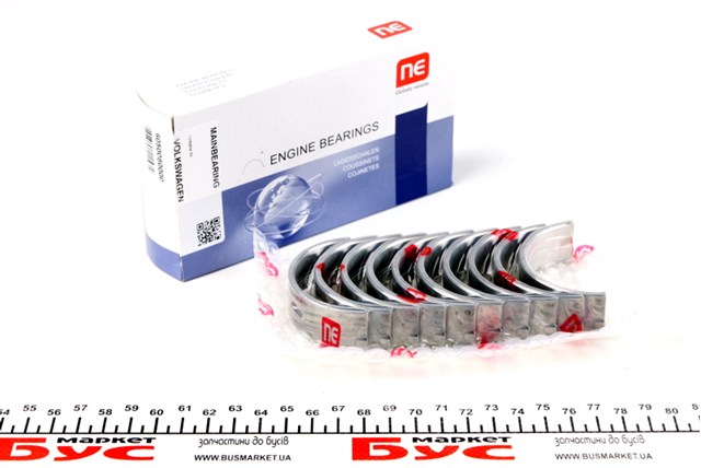 180050000900 NE/NPR Panewki główne wału korbowego, zestaw, standardowe (STD)