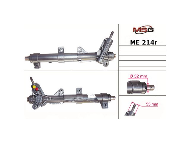Do koszyka ME214R MSG Rebuilding Listwa kierownicza (maglownica)