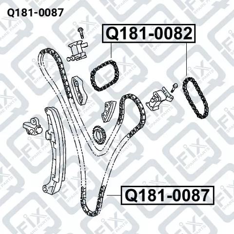 Do koszyka Q1810087 Q-fix Łańcuch rozrządu