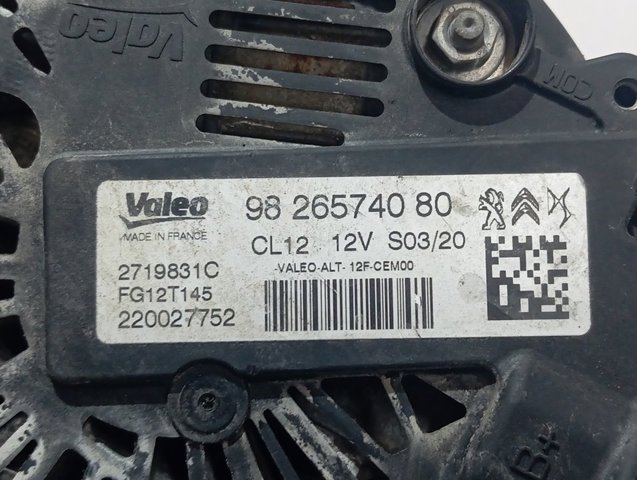 Do koszyka 9826574080 Peugeot/Citroen Alternator