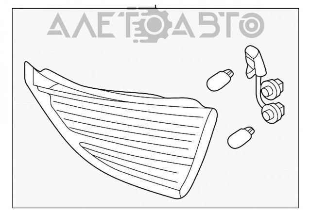 Lampa zespolona tylna prawa wewnętrzna Hyundai Elantra 5 (MD)