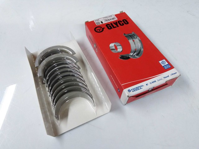 Panewki korbowodowe wału korbowego, zestaw, 1. naprawa (+0,25) 713876025 Glyco