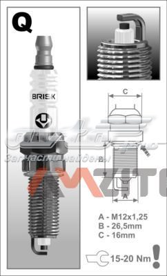 Do koszyka QR15LC1 Brisk Świeca zapłonowa