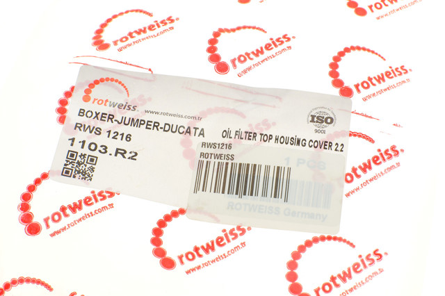 Pokrywa filtra oleju Rotweiss RWS1216