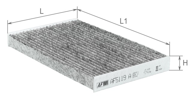 Filtr kabiny Alpha Filter AF5119A cena, od 7,00 USD
