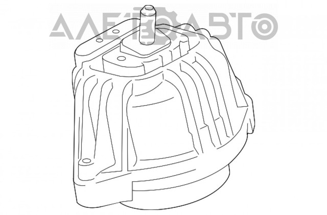 Poduszka (podpora) silnika lewa 22116856183 BMW