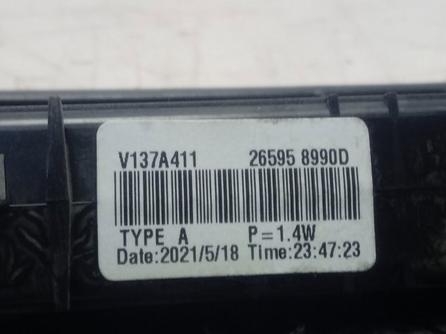 Lampa stop tylna dodatkowa do Renault DUSTER II HM