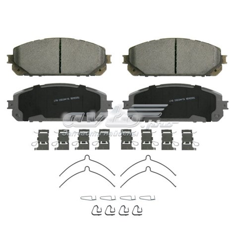 Klocki hamulcowe przednie tarczowe Wagner ZD1843 cena, od 50,44 USD