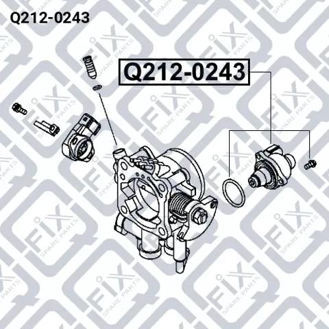 Regulator biegu jałowego Q2120243 Q-fix