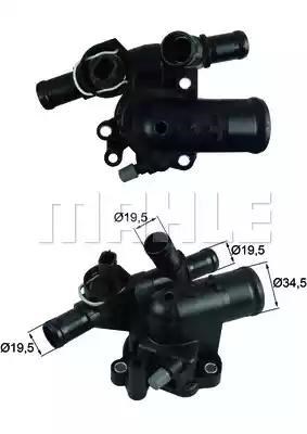 Obudowa termostatu TI24889 Mahle Original