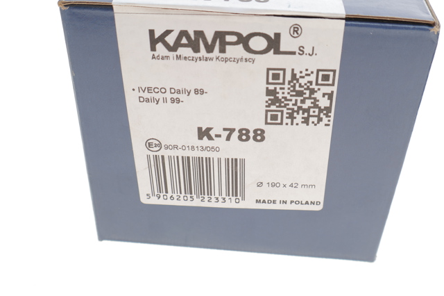 K788 Kampol Klocki hamulcowe tylne bębnowe