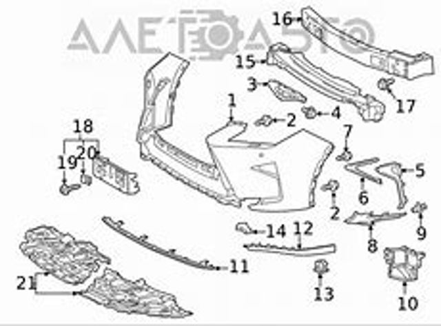Do koszyka Reflektor prawy Lexus RX 450H/350L/200T L25