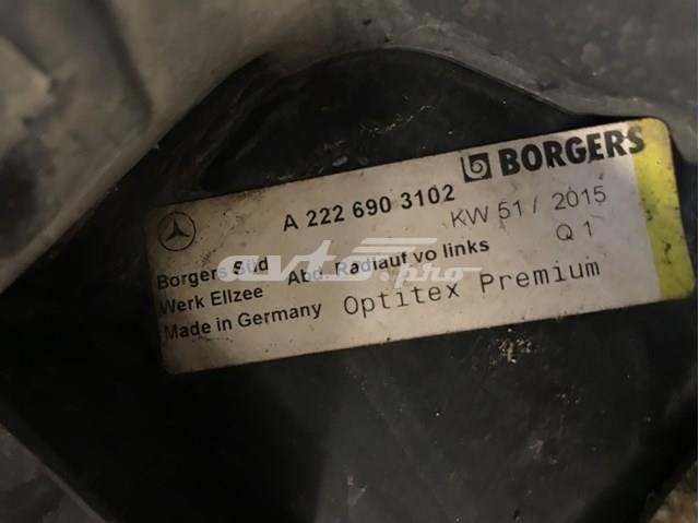 Do koszyka A2226903302 Mercedes Nadkole błotnika przedniego prawe
