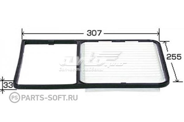 A1016 JS Asakashi Filtr powietrza