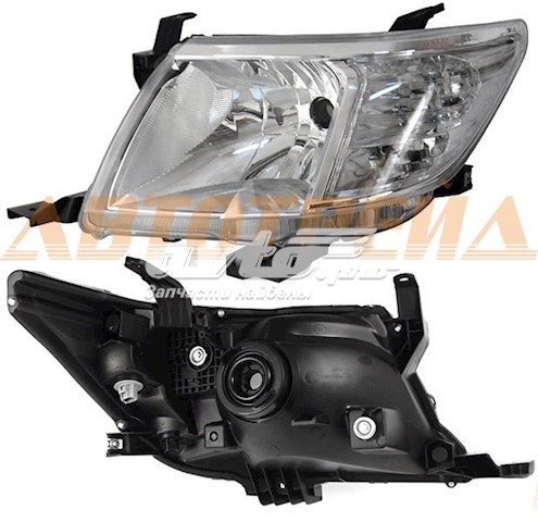 811700K400 Toyota Reflektor lewy