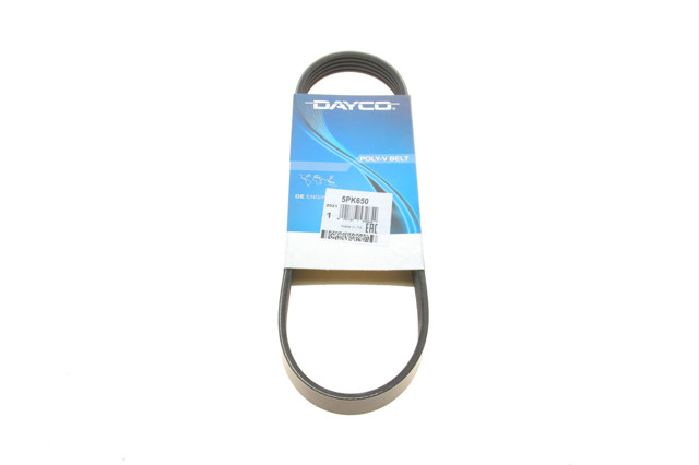 Do koszyka 5PK650 Dayco Pas napędowy mechanizmów