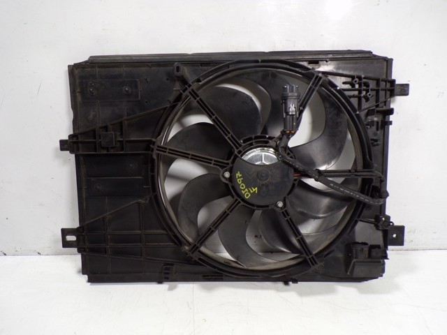 9806313280 Peugeot/Citroen Dyfuzor chłodnicy, w komplecie z silnikiem i wirnikiem