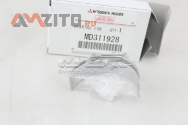 MD311928 Mitsubishi Panewki korbowodowe wału korbowego, zestaw, standardowe (STD)