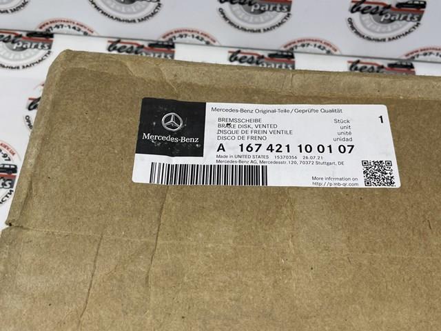 Tarcza hamulcowa przednia Mercedes A167421100107