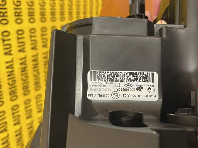 Reflektor prawy Renault (RVI) 260105660R cena, od 110,83 USD