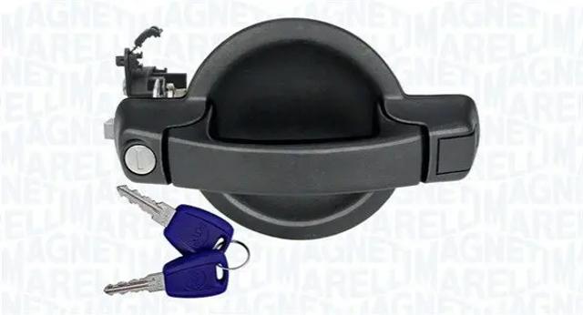 Do koszyka MMS0105 Magneti Marelli Klamka drzwi tylnych skrzydłowych lewa zewnętrzna