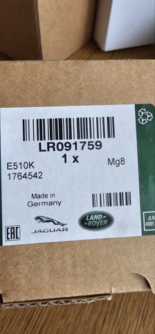 Do koszyka LR091759 Land Rover Koło zębate walcowe wału rozrządu silnika, dolotowego (ssącego)