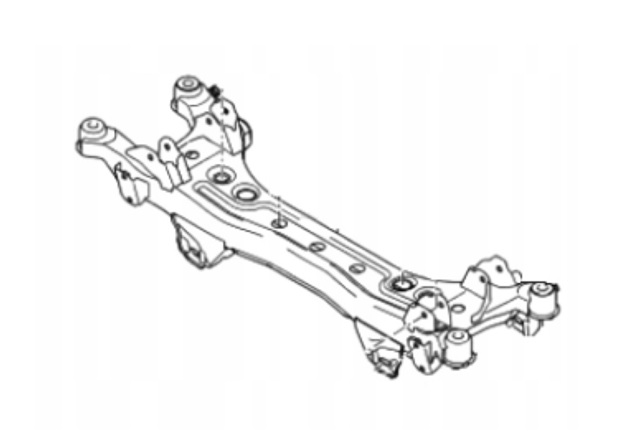 Do koszyka Korpus osi tylnej Hyundai Sonata V NF