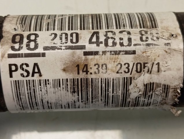 9820048080 Peugeot/Citroen Półoś napędowa przednia prawa