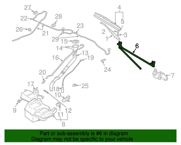 Mechanizm wycieraczek Mitsubishi MR388040 cena, od 50,89 USD