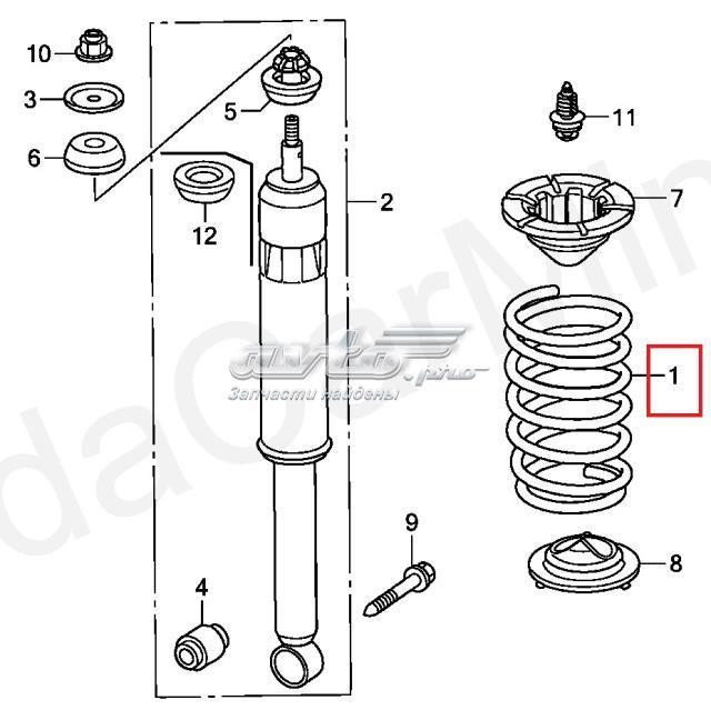 Sprężyna tylna Honda 52441SNXA01