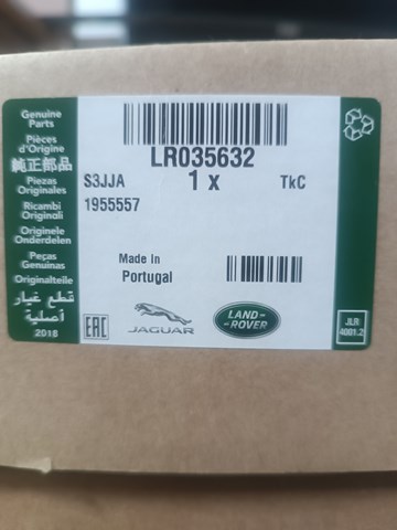 Do koszyka LR035632 Land Rover Przewód zbiornika wyrównawczego górny
