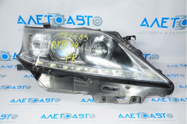 Reflektor prawy Lexus RX 270/350/450H SUV (AGL10, GGL15, GYL15) (2008 - 2015) cena, od 285,84 USD