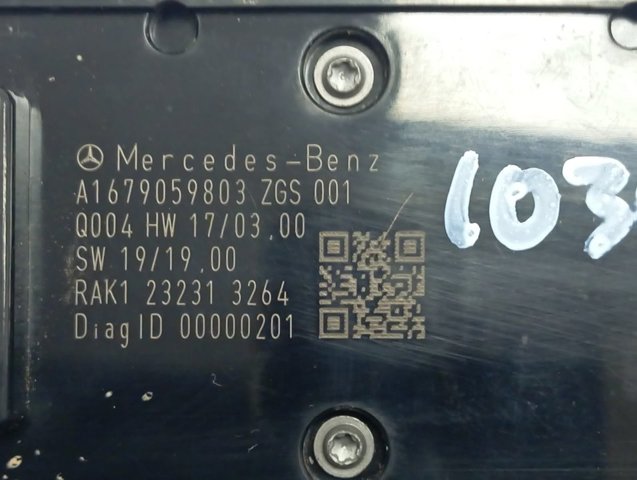 A1679059803 Mercedes Panel przyciskowy sterowania podnośnikiem szyby przedni lewy
