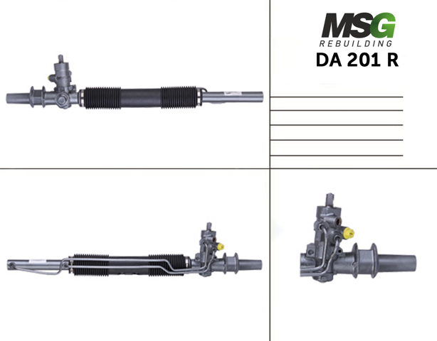 Listwa kierownicza (maglownica) MSG Rebuilding DA201R cena, od 131,32 USD