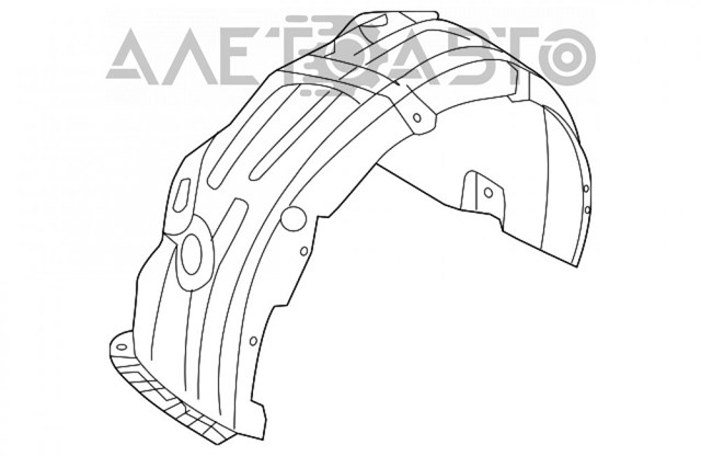 Nadkole błotnika przedniego lewe Hyundai/Kia 86811D5000 cena, od 28,30 USD