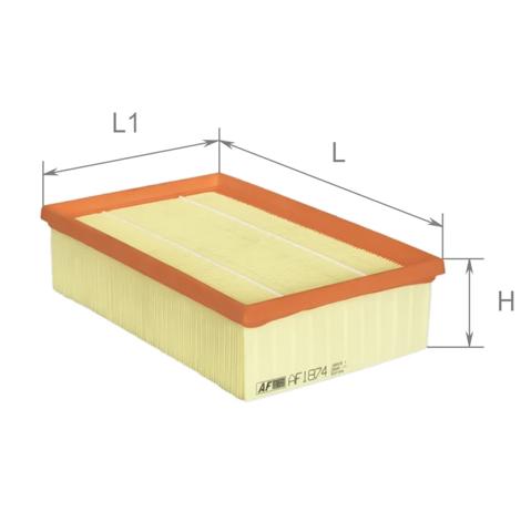 Filtr powietrza Alpha Filter AF1874 cena, od 9,67 USD