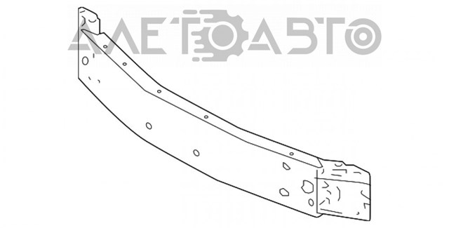 5202133220 Toyota Wzmocnienie zderzaka przedniego