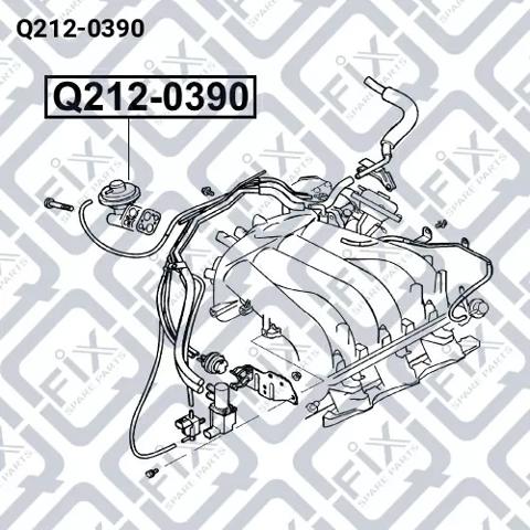 Zawór recyrkulacji spalin EGR Q-fix Q2120390 cena, od 33,65 USD