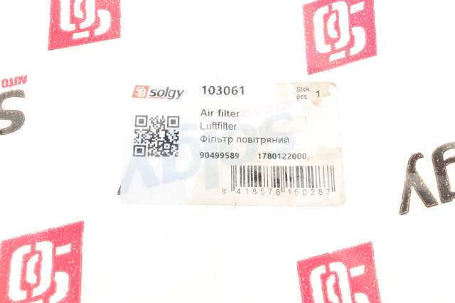 Filtr powietrza Solgy 103061