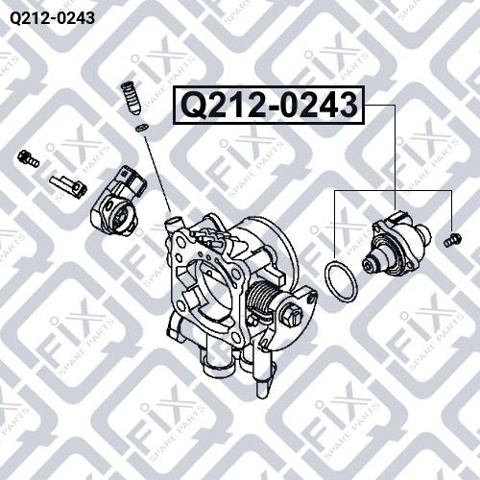Regulator biegu jałowego Q-fix Q2120243 cena, od 41,41 USD