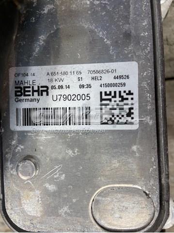 Chłodnica oleju Mercedes A6511801165 cena, od 68,11 USD