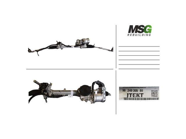 Listwa kierownicza (maglownica) 1640744680 Peugeot/Citroen