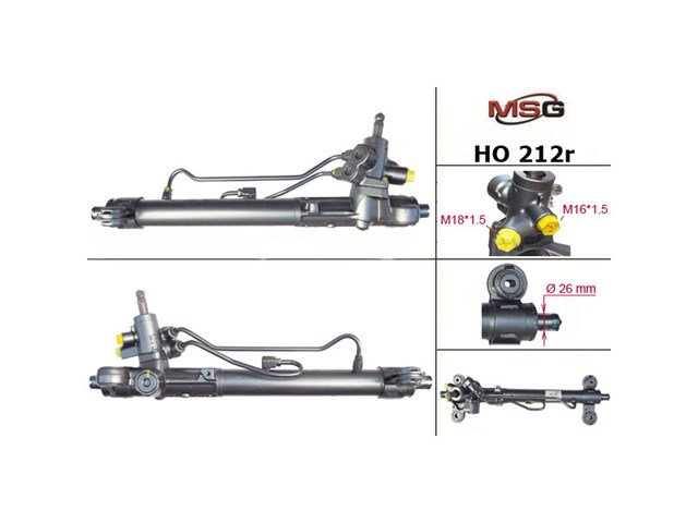 HO212R MSG Rebuilding Listwa kierownicza (maglownica)