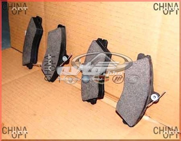 Do koszyka T113501080AC Chery Klocki hamulcowe przednie tarczowe