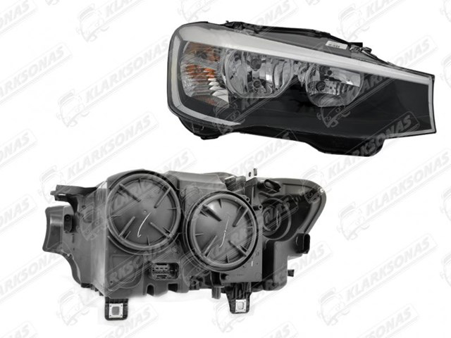 7334078 BMW reflektor prawy