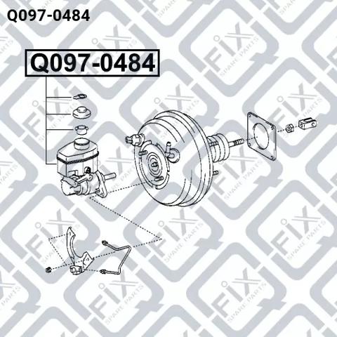 Do koszyka Q0970484 Q-fix Główny cylinder hamulców