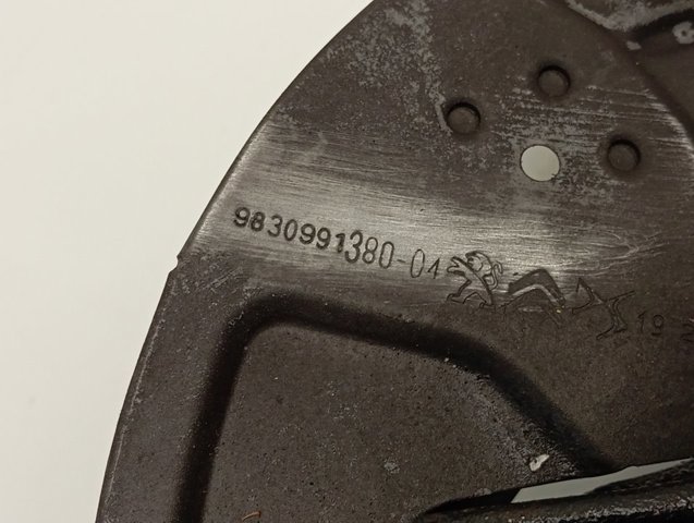 Do koszyka 9830991380 Peugeot/Citroen Osłona tarczy hamulcowej przedniej lewej