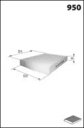 Filtr kabiny Mecafilter ELR7291 cena, od 9,56 USD