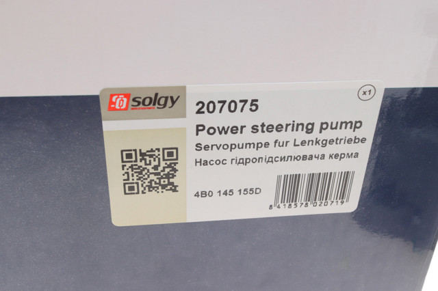 Pompa wspomagania hydraulicznego kierownicy 207075 Solgy