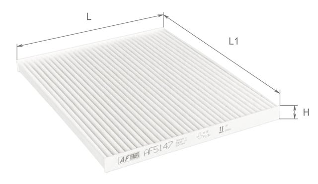 Do koszyka AF5147 Alpha Filter Filtr kabiny